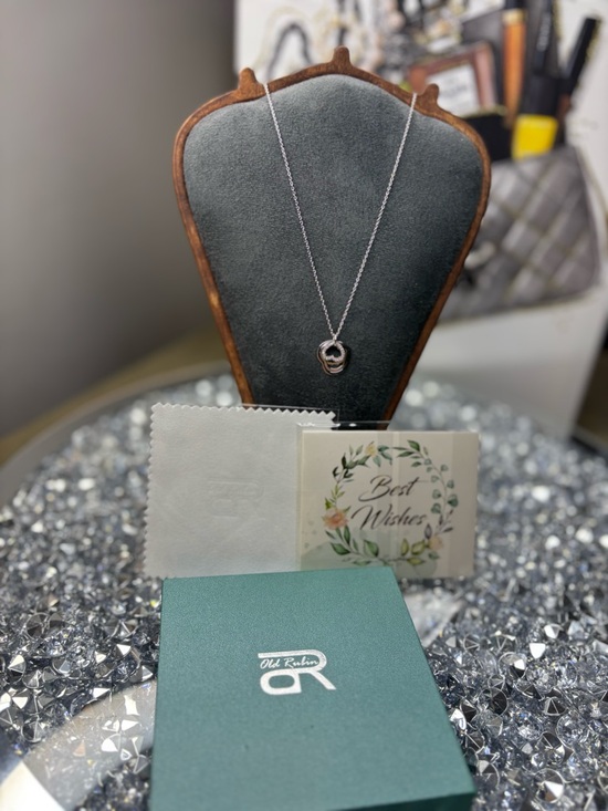 Old rubin Jewelry - Old Rubin sterling silver heart pendant necklace
